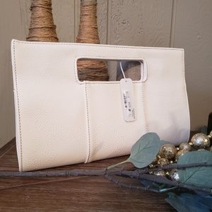 White Charming Charlie's Clutch